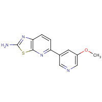 1244059-97-9 5-(5-methoxypyridin-3-yl)-[1,3]thiazolo[5,4-b]pyridin-2-amine chemical structure