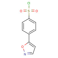 5765-41-3 4-(1,2-oxazol-5-yl)benzenesulfonyl chloride chemical structure