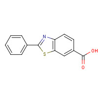 19989-69-6 2-phenyl-1,3-benzothiazole-6-carboxylic acid chemical structure