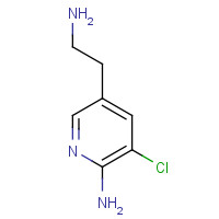 1202641-00-6 5-(2-aminoethyl)-3-chloropyridin-2-amine chemical structure