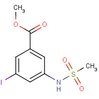 847157-47-5 methyl 3-iodo-5-(methanesulfonamido)benzoate chemical structure