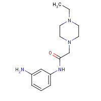 953742-33-1 N-(3-aminophenyl)-2-(4-ethylpiperazin-1-yl)acetamide chemical structure