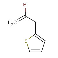 95853-39-7 2-(2-bromoprop-2-enyl)thiophene chemical structure