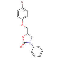 883032-78-8 5-[(4-bromophenoxy)methyl]-3-phenyl-1,3-oxazolidin-2-one chemical structure