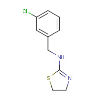 143543-73-1 N-[(3-chlorophenyl)methyl]-4,5-dihydro-1,3-thiazol-2-amine chemical structure