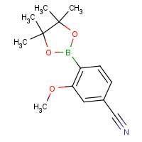 949892-14-2 3-methoxy-4-(4,4,5,5-tetramethyl-1,3,2-dioxaborolan-2-yl)benzonitrile chemical structure