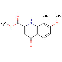 801281-89-0 methyl 7-methoxy-8-methyl-4-oxo-1H-quinoline-2-carboxylate chemical structure