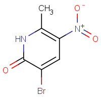 874493-25-1 3-bromo-6-methyl-5-nitro-1H-pyridin-2-one chemical structure
