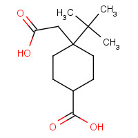 218779-78-3 4-tert-butyl-4-(carboxymethyl)cyclohexane-1-carboxylic acid chemical structure