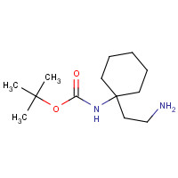886362-50-1 tert-butyl N-[1-(2-aminoethyl)cyclohexyl]carbamate chemical structure
