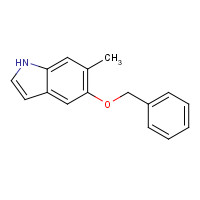 19500-00-6 6-methyl-5-phenylmethoxy-1H-indole chemical structure