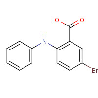 82762-60-5 2-anilino-5-bromobenzoic acid chemical structure