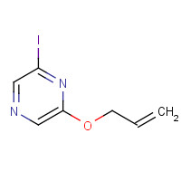 125060-75-5 2-iodo-6-prop-2-enoxypyrazine chemical structure