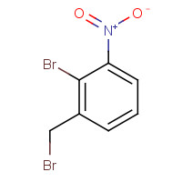 82617-49-0 2-bromo-1-(bromomethyl)-3-nitrobenzene chemical structure