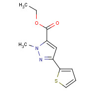 868755-61-7 ethyl 2-methyl-5-thiophen-2-ylpyrazole-3-carboxylate chemical structure