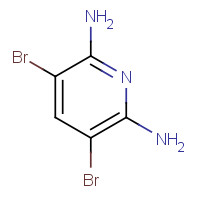 76942-20-6 3,5-dibromopyridine-2,6-diamine chemical structure
