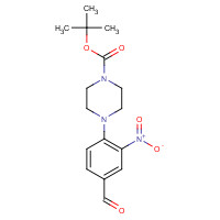1290181-36-0 tert-butyl 4-(4-formyl-2-nitrophenyl)piperazine-1-carboxylate chemical structure