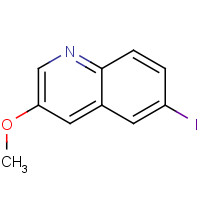 1051316-26-7 6-iodo-3-methoxyquinoline chemical structure