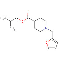 1031843-74-9 2-methylpropyl 1-(furan-2-ylmethyl)piperidine-4-carboxylate chemical structure