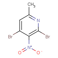 706789-62-0 2,4-dibromo-6-methyl-3-nitropyridine chemical structure
