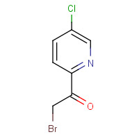 94952-47-3 2-bromo-1-(5-chloropyridin-2-yl)ethanone chemical structure