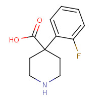 1226211-99-9 4-(2-fluorophenyl)piperidine-4-carboxylic acid chemical structure