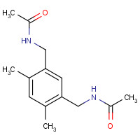32280-53-8 N-[[5-(acetamidomethyl)-2,4-dimethylphenyl]methyl]acetamide chemical structure