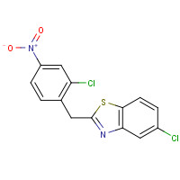 315227-99-7 5-chloro-2-[(2-chloro-4-nitrophenyl)methyl]-1,3-benzothiazole chemical structure