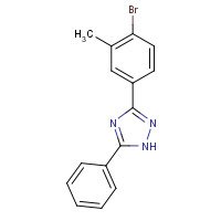1447697-66-6 3-(4-bromo-3-methylphenyl)-5-phenyl-1H-1,2,4-triazole chemical structure