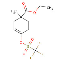 1257998-20-1 ethyl 1-methyl-4-(trifluoromethylsulfonyloxy)cyclohex-3-ene-1-carboxylate chemical structure