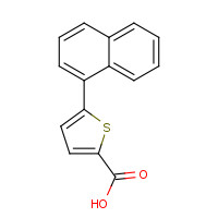 58256-10-3 5-naphthalen-1-ylthiophene-2-carboxylic acid chemical structure