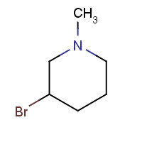 36940-04-2 3-bromo-1-methylpiperidine chemical structure