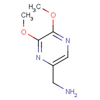 1112851-58-7 (5,6-dimethoxypyrazin-2-yl)methanamine chemical structure
