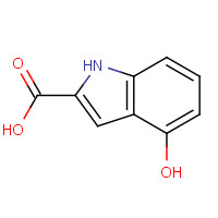 80129-52-8 4-hydroxy-1H-indole-2-carboxylic acid chemical structure