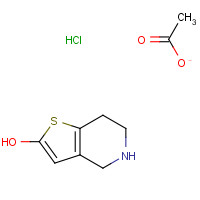 1151904-84-5 4,5,6,7-tetrahydrothieno[3,2-c]pyridin-2-ol;acetate;hydrochloride chemical structure