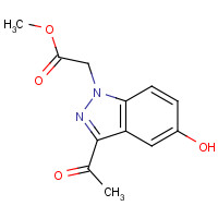 1386457-59-5 methyl 2-(3-acetyl-5-hydroxyindazol-1-yl)acetate chemical structure