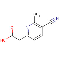1374573-44-0 2-(5-cyano-6-methylpyridin-2-yl)acetic acid chemical structure