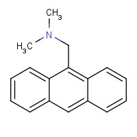 42758-92-9 1-anthracen-9-yl-N,N-dimethylmethanamine chemical structure