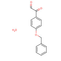 63846-62-8 2-oxo-2-(4-phenylmethoxyphenyl)acetaldehyde;hydrate chemical structure