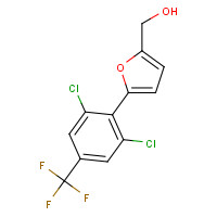 259243-86-2 [5-[2,6-dichloro-4-(trifluoromethyl)phenyl]furan-2-yl]methanol chemical structure
