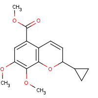 192315-05-2 methyl 2-cyclopropyl-7,8-dimethoxy-2H-chromene-5-carboxylate chemical structure