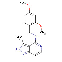 1246346-91-7 N-[(2,4-dimethoxyphenyl)methyl]-3-methyl-2H-pyrazolo[4,3-c]pyridin-4-amine chemical structure
