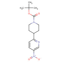 1085841-76-4 tert-butyl 4-(5-nitropyridin-2-yl)piperidine-1-carboxylate chemical structure