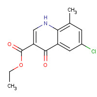 228728-86-7 ethyl 6-chloro-8-methyl-4-oxo-1H-quinoline-3-carboxylate chemical structure