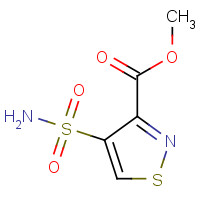 89502-19-2 methyl 4-sulfamoyl-1,2-thiazole-3-carboxylate chemical structure
