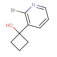 780801-06-1 1-(2-bromopyridin-3-yl)cyclobutan-1-ol chemical structure