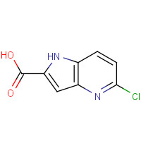 800401-63-2 5-chloro-1H-pyrrolo[3,2-b]pyridine-2-carboxylic acid chemical structure