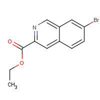 660830-62-6 ethyl 7-bromoisoquinoline-3-carboxylate chemical structure