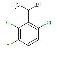 1331786-28-7 2-(1-bromoethyl)-1,3-dichloro-4-fluorobenzene chemical structure