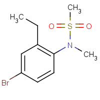 749928-93-6 N-(4-bromo-2-ethylphenyl)-N-methylmethanesulfonamide chemical structure